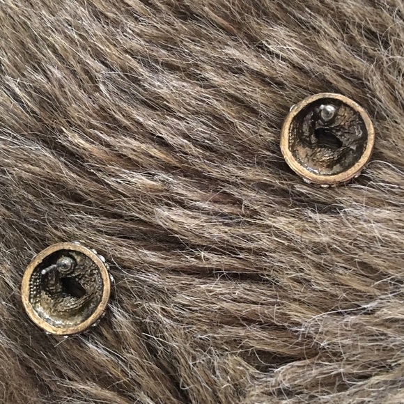 Vintage rhinestone swirl pierced earrings - Picture 6 of 6